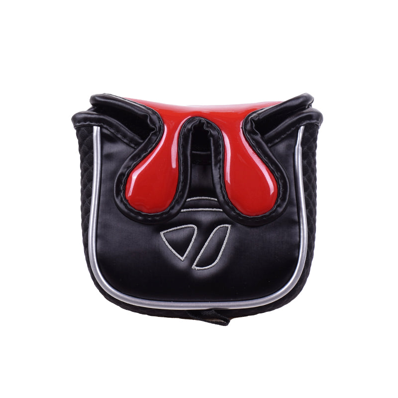 TAYLORMADE Auth-Tech Mallet Putter Headcover (Red/Black)