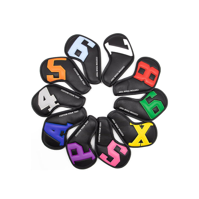 GENERAL ITEM Barudan Color Digit Black Iron Headcover (10pcs)