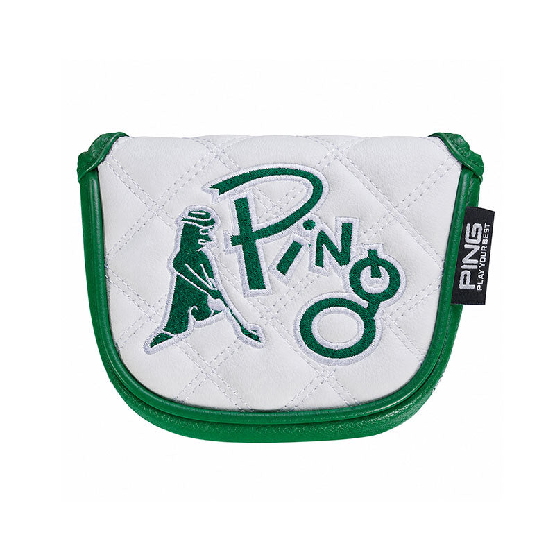 PING Mr. Ping Quilted Mallet Putter Headcover (White)