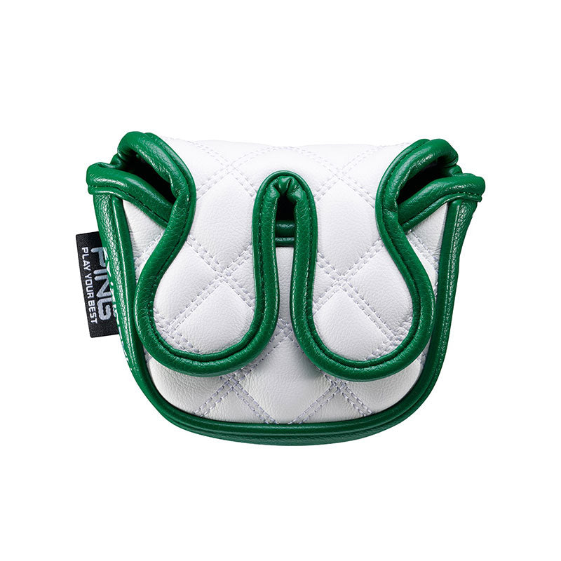 PING Mr. Ping Quilted Mallet Putter Headcover (White)