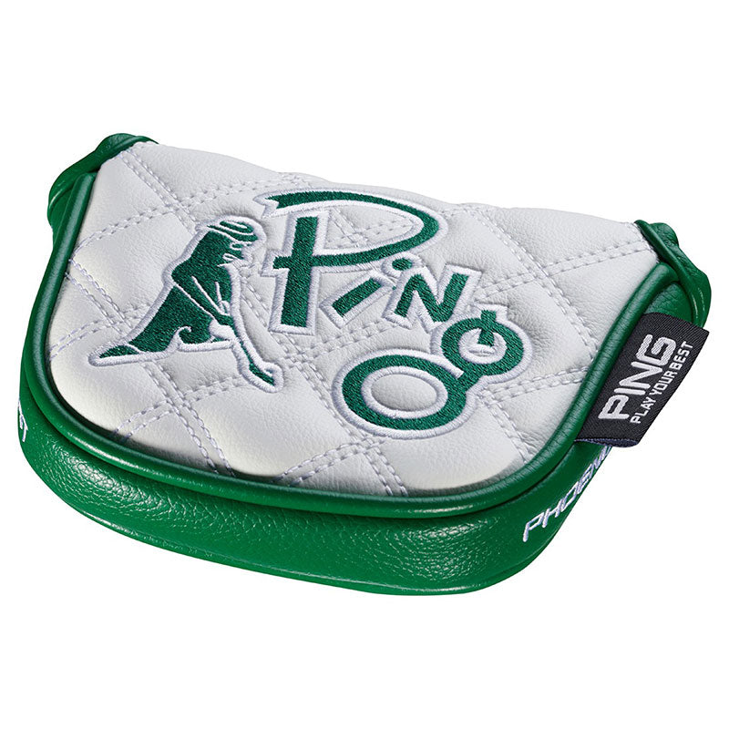 PING Mr. Ping Quilted Mallet Putter Headcover (White)