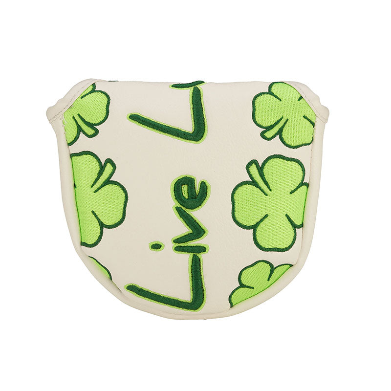 BLACK CLOVER Live Lucky Green With Envy Mallet Putter Headcover