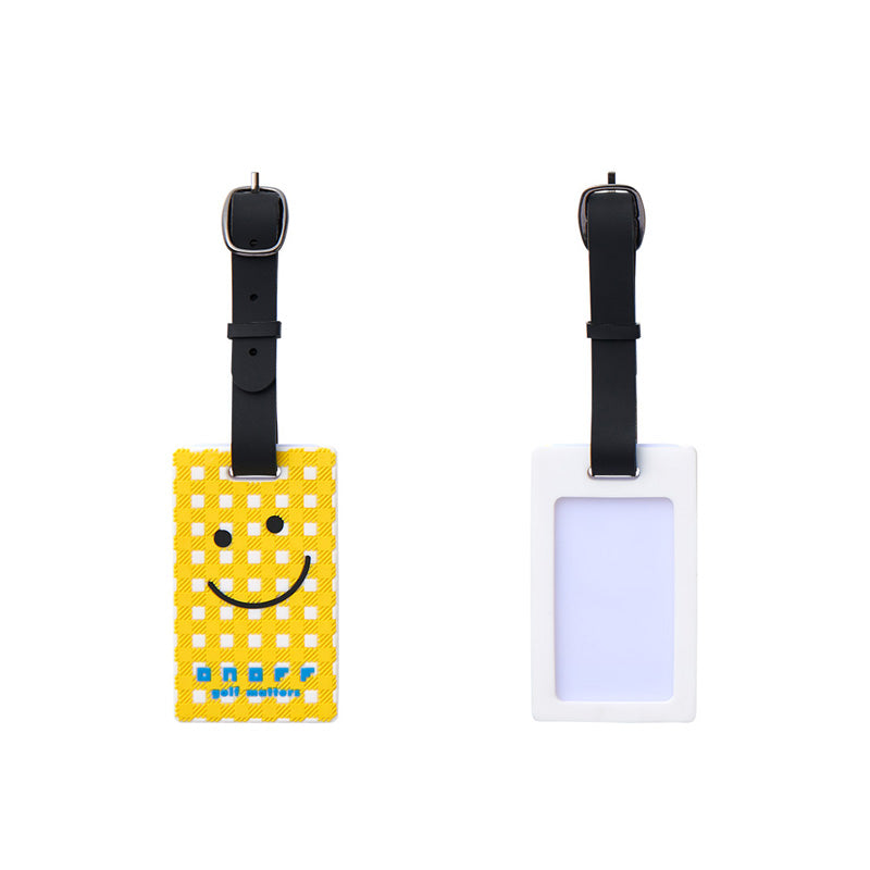 ONOFF OQ0621 Smiley Bag Tag (Yellow)