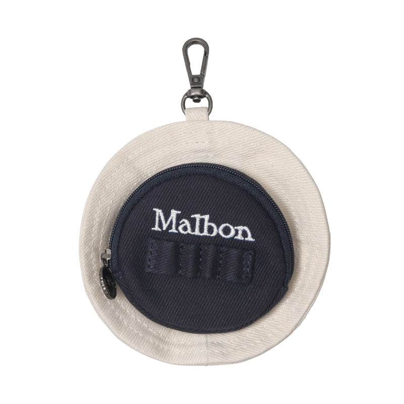 MALBON GOLF Fishing Bucket Ball Pouch (Navy)