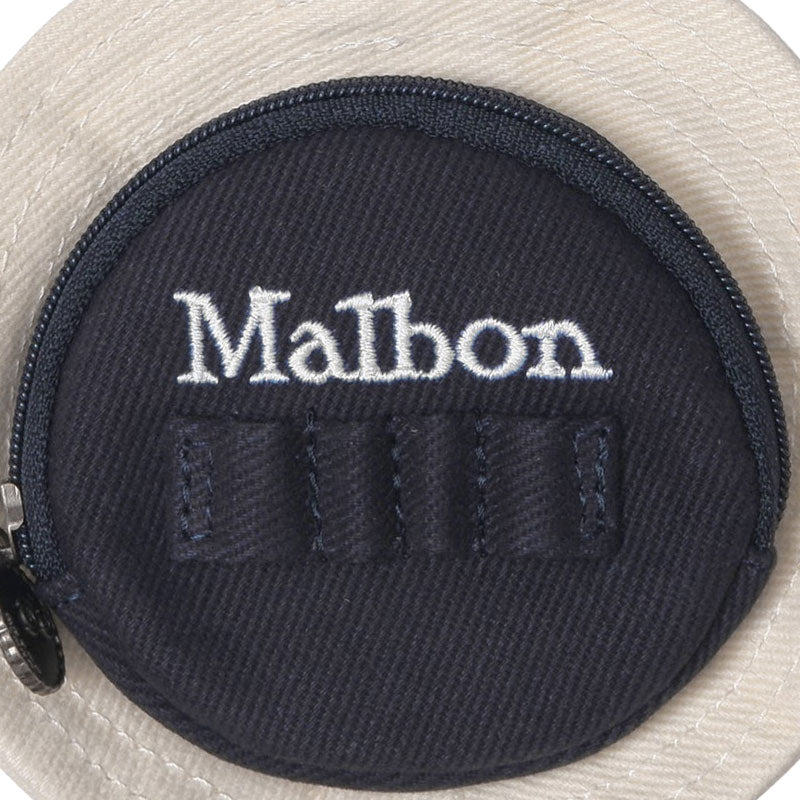 MALBON GOLF Fishing Bucket Ball Pouch (Navy)