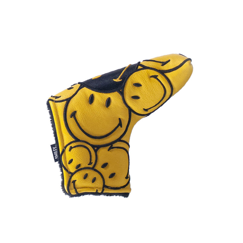 KRAVE Smiley Original Stacked Blade Putter Headcover
