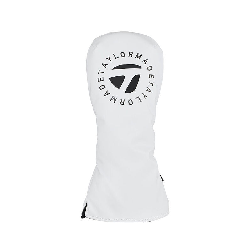 TAYLORMADE Circle Logo Driver Headcover (White)