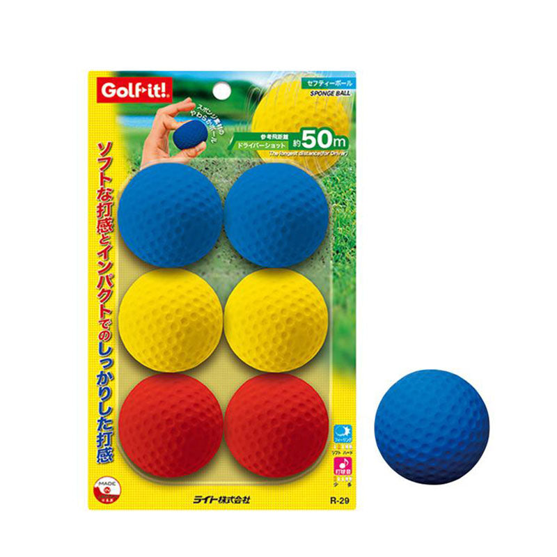 GOLF LITE R-29 Lite Safety Ball - 6 Pieces