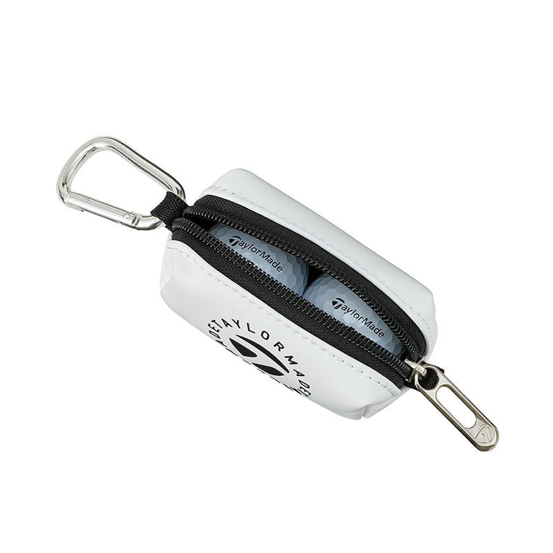 TAYLORMADE Circle Logo Ball Case (White)
