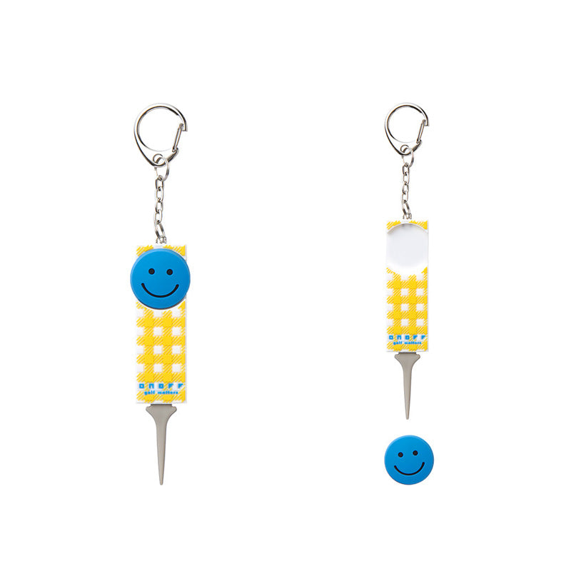 ONOFF OQ0421 Smiley Divot Marker (Yellow/Blue)