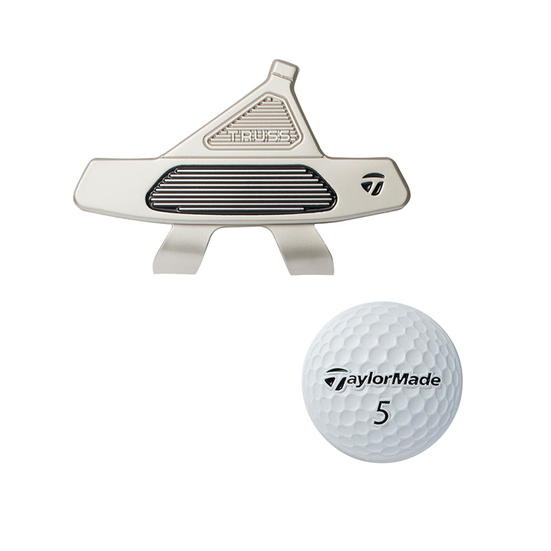 TAYLORMADE Truss Putter Cap Ball Marker (Black)