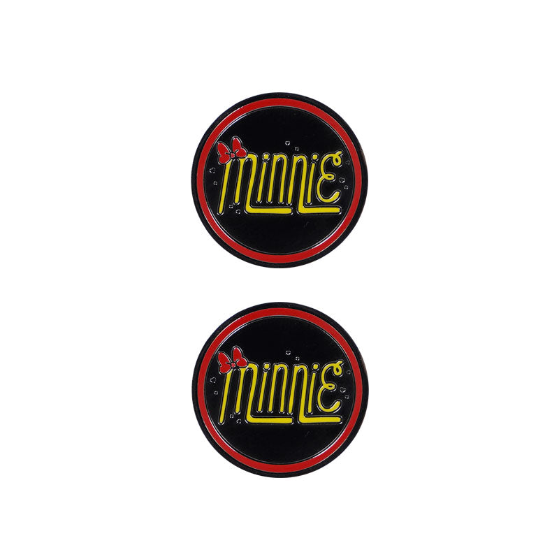 DISNEY Mickey & Friends 2 Ball Marker & 1 Hat Clip Set (Red)