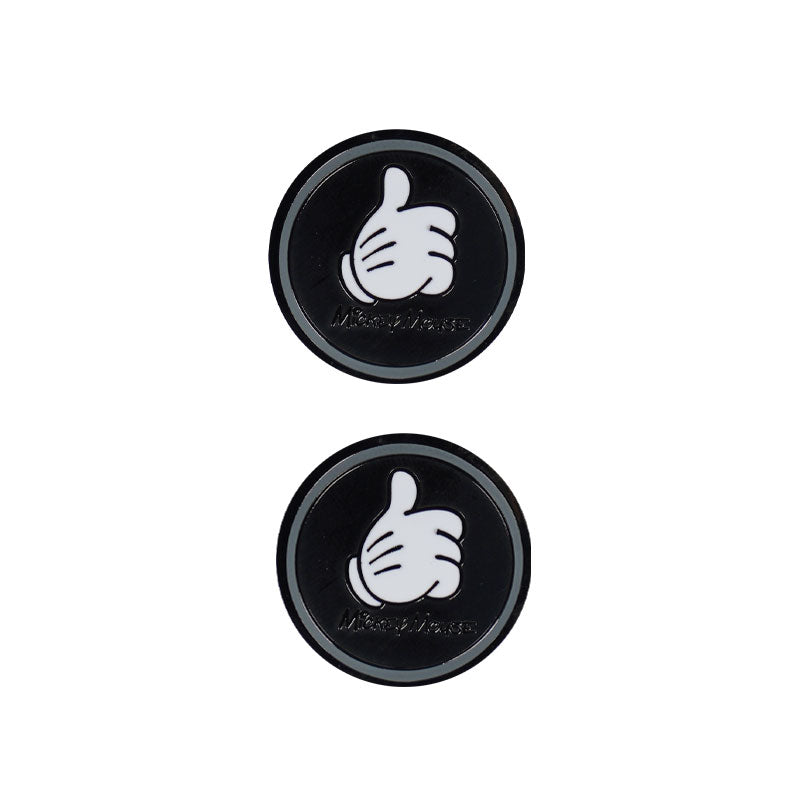 DISNEY Mickey & Friends 2 Ball Marker & 1 Hat Clip Set (Black)
