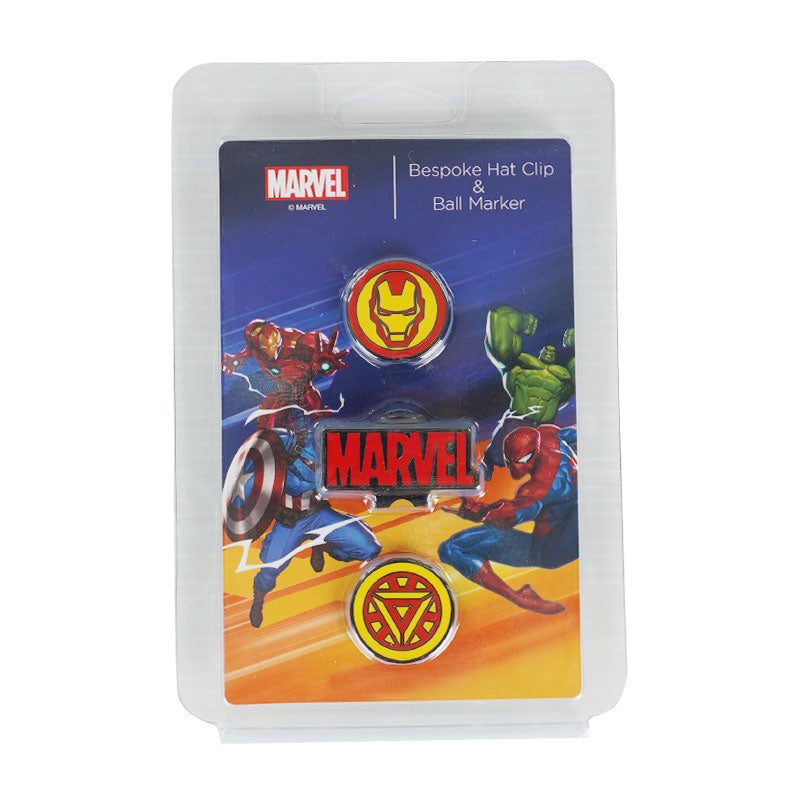 DISNEY Iron Man Hat Clip & 2Pcs Marker
