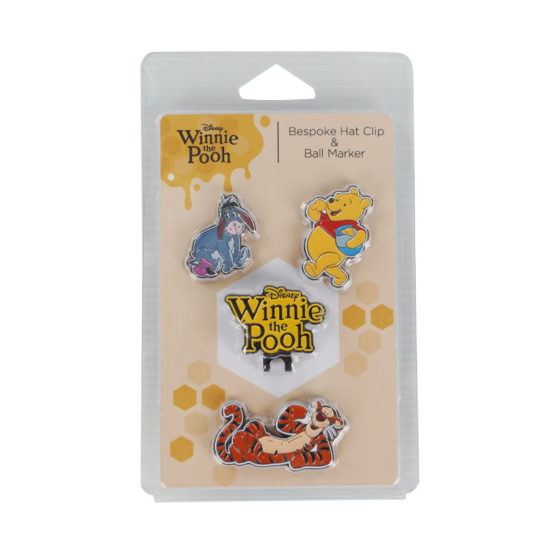 DISNEY Winnie the Pooh Hat Clip & 3 Pcs Ball Marker